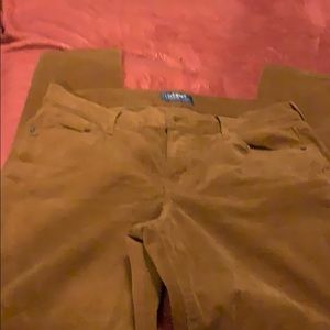 Brown corduroys